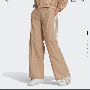 Adidas 3 stripes high-rise ruched pants